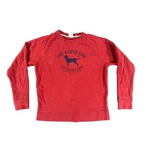 The Black Dog Red Sweatshirt Unisex Life Off The Leash Martha’s Vineyard Small